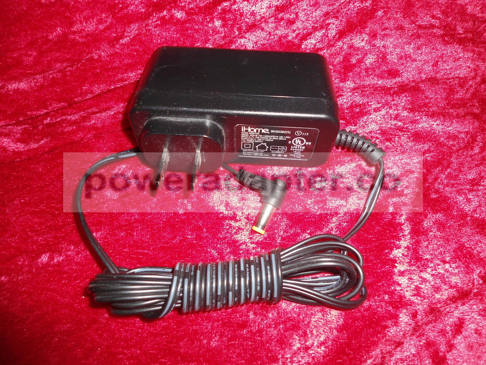 iHome AC/DC Adaptor KSS18-100-1400U 9IH503B(ES) 10V DC 1400mA Power Supply Condition: Used: An item that has been us - Click Image to Close